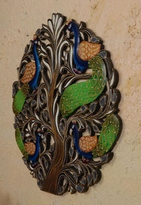 BK Exports Wooden  Hand Painted Wall Decor & Hanging For Home - Wooden, Pack of1